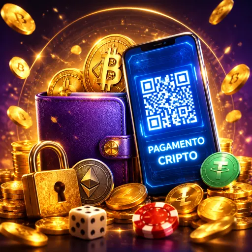 Depósito com criptomoedas como Bitcoin e USDT no 28j